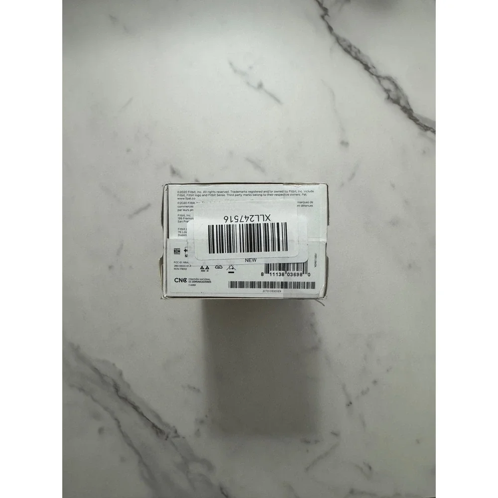 Fitbit Sense Smartwatch Graphite Stainless Steel & Carbon Band-‎ Damaged Box